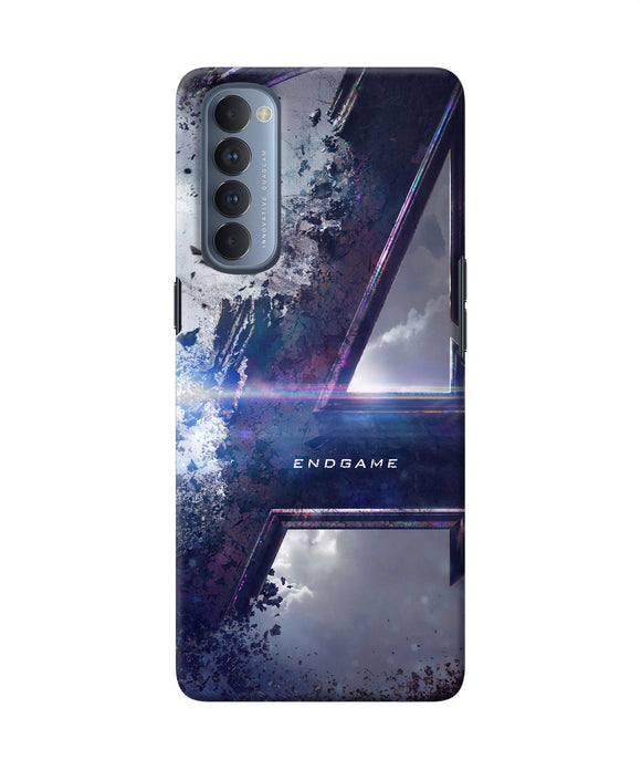 Avengers End Game Poster Oppo Reno4 Pro Back Cover