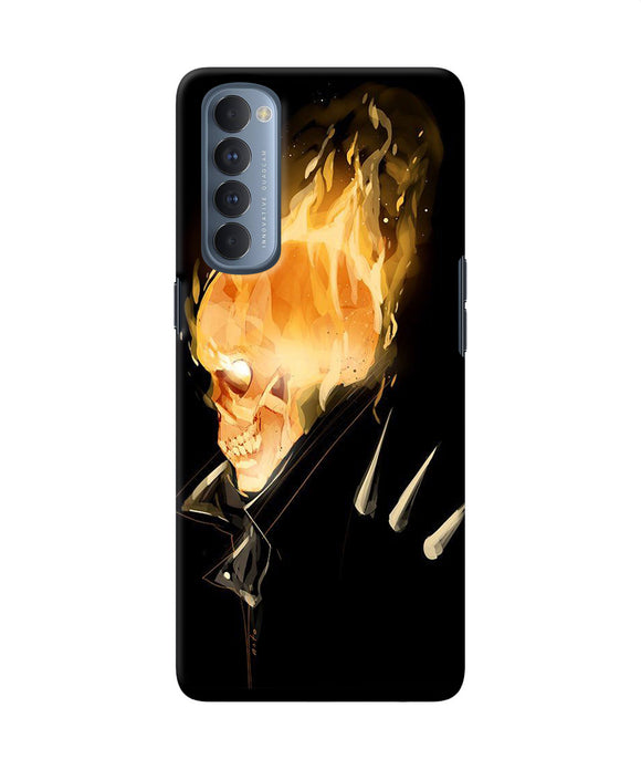 Burning Ghost Rider Oppo Reno4 Pro Back Cover