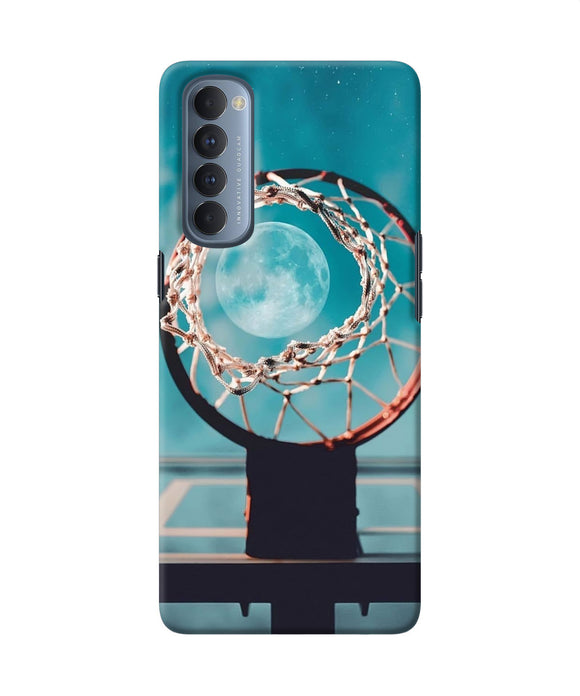 Basket Ball Moon Oppo Reno4 Pro Back Cover