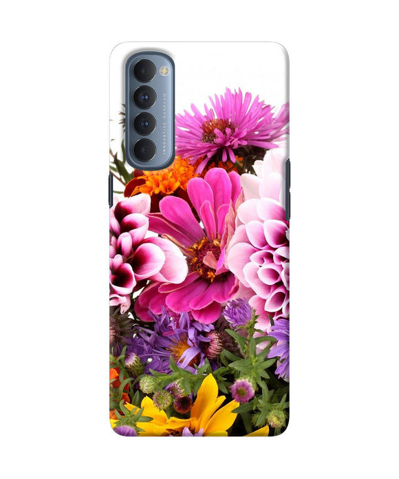 Natural Flowers Oppo Reno4 Pro Back Cover