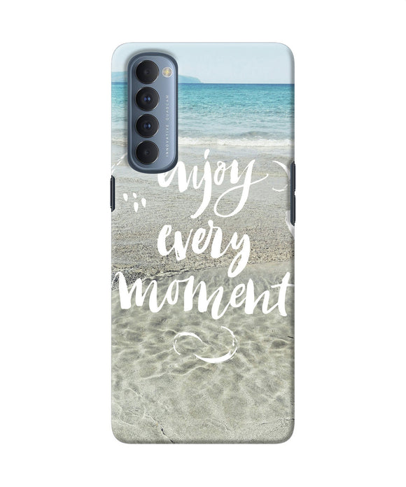 Enjoy Every Moment Sea Oppo Reno4 Pro Back Cover