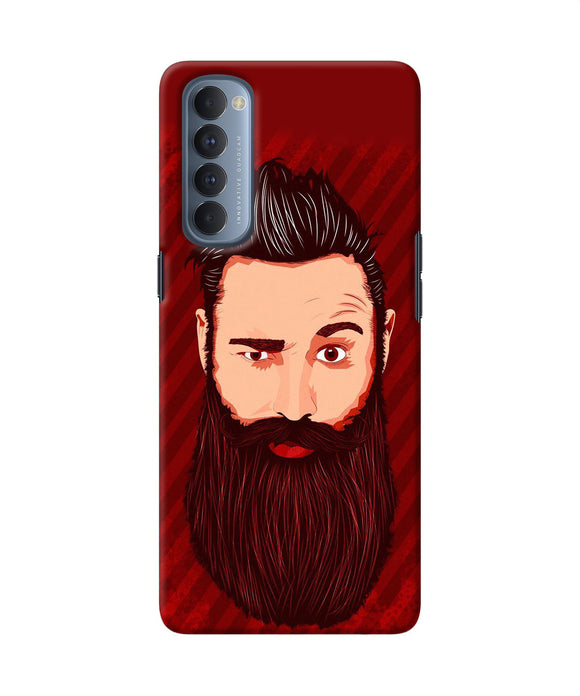 Beardo Character Oppo Reno4 Pro Back Cover