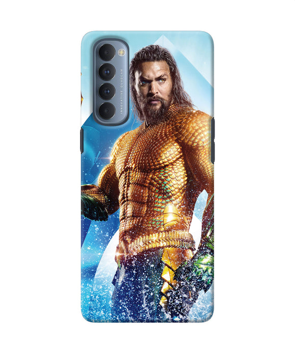 Aquaman Water Poster Oppo Reno4 Pro Back Cover