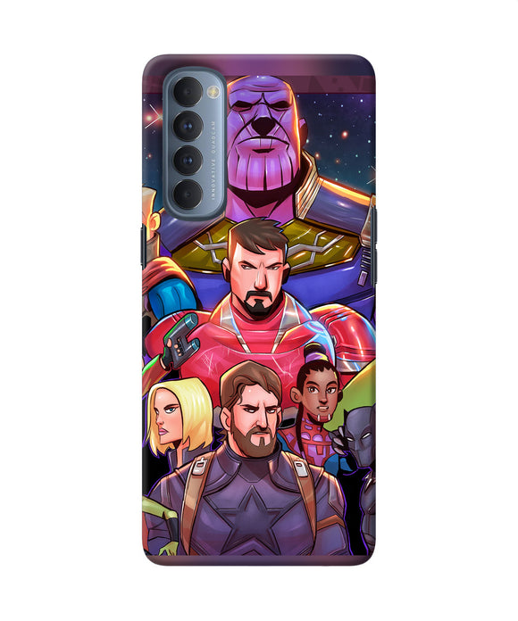 Avengers Animate Oppo Reno4 Pro Back Cover