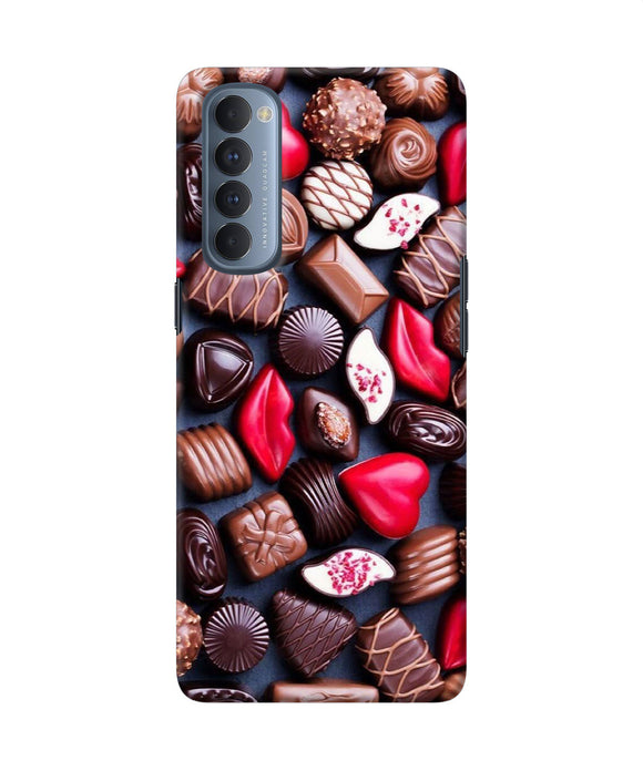 Valentine Special Chocolates Oppo Reno4 Pro Back Cover