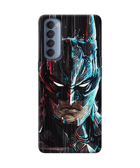 Batman Face Oppo Reno4 Pro Back Cover