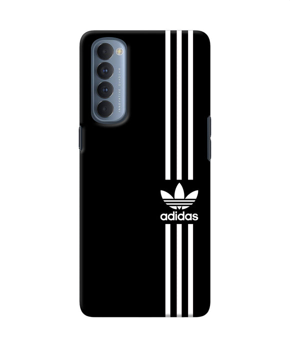 Adidas Strips Logo Oppo Reno4 Pro Back Cover