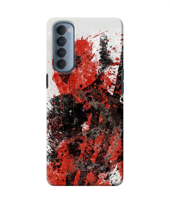 Deadpool Rugh Sketch Oppo Reno4 Pro Back Cover