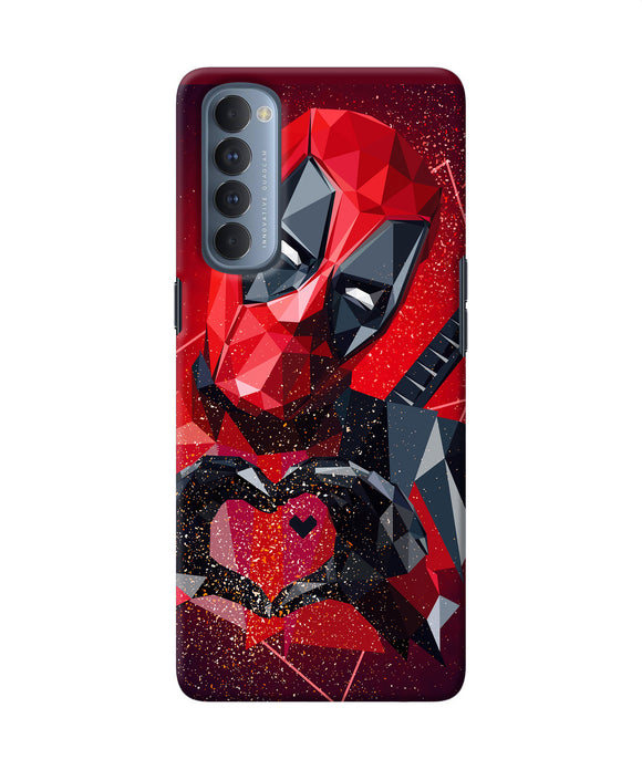 Deadpool Love Oppo Reno4 Pro Back Cover