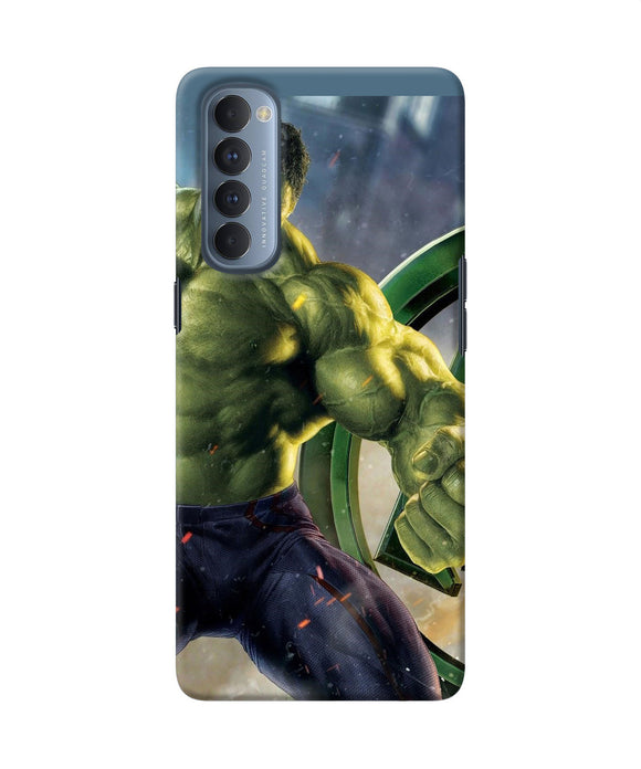 Angry Hulk Oppo Reno4 Pro Back Cover