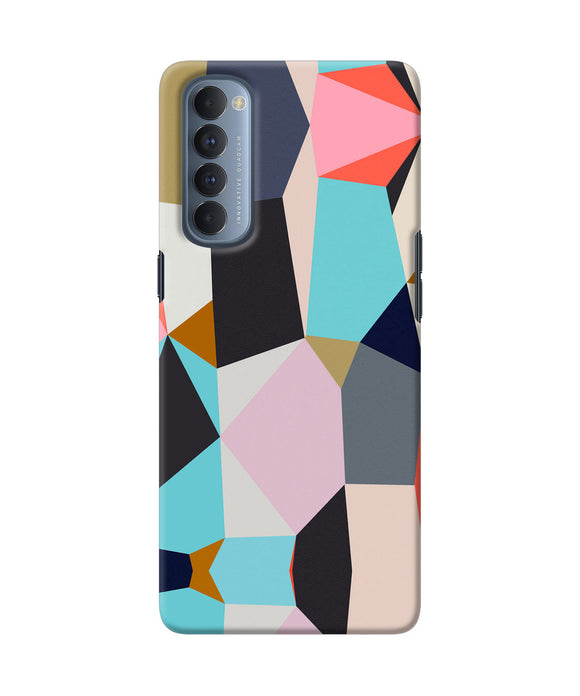 Abstract Colorful Shapes Oppo Reno4 Pro Back Cover