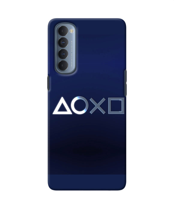 Aoxo Logo Oppo Reno4 Pro Back Cover