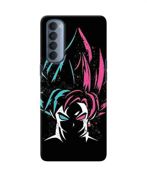 Vegeta Goku Oppo Reno4 Pro Back Cover