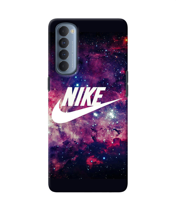 Nike Galaxy Logo Oppo Reno4 Pro Back Cover