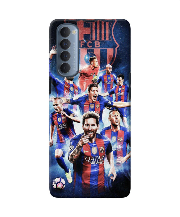 Messi Fcb Team Oppo Reno4 Pro Back Cover