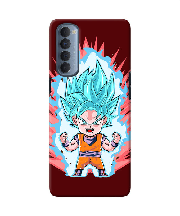 Goku Little Character Oppo Reno4 Pro Back Cover