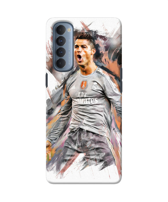 Ronaldo Poster Oppo Reno4 Pro Back Cover