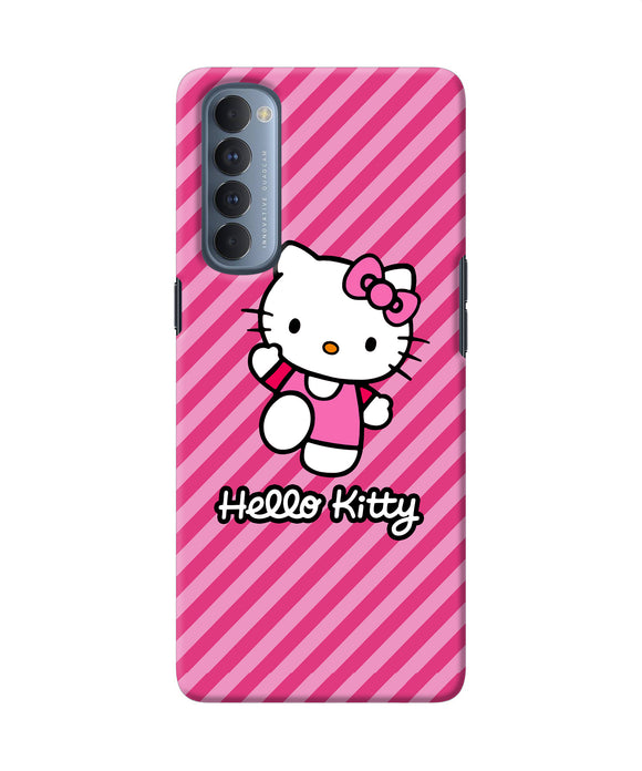 Hello Kitty Pink Oppo Reno4 Pro Back Cover