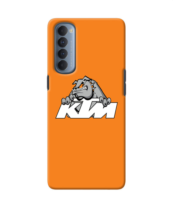 Ktm Dog Logo Oppo Reno4 Pro Back Cover