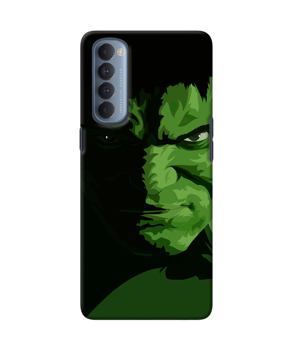 Hulk Green Painting Oppo Reno4 Pro Back Cover