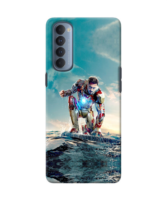 Ironman Sea Side Oppo Reno4 Pro Back Cover