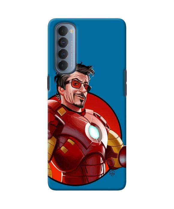 Ironman Animate Oppo Reno4 Pro Back Cover