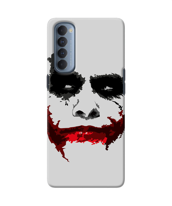 Joker Dark Knight Red Smile Oppo Reno4 Pro Back Cover
