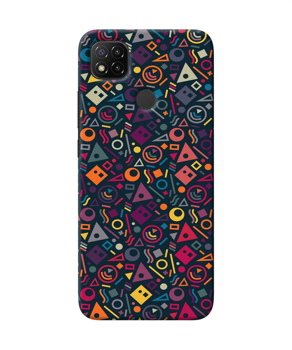 Geometric Abstract Redmi 9 Back Cover