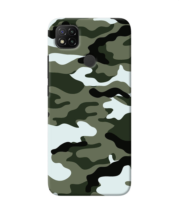 Camouflage Redmi 9 Back Cover