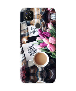 Love Coffee Quotes Redmi 9 Back Cover