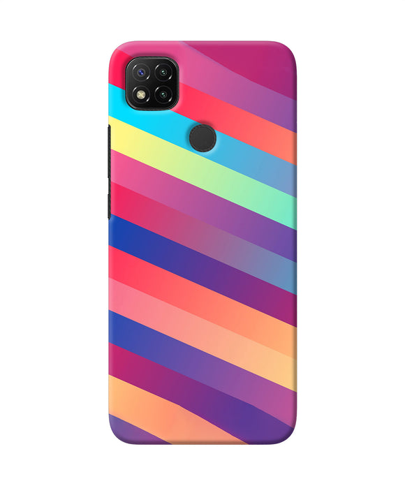 Stripes color Redmi 9 Back Cover