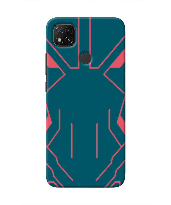 Superman Techno Redmi 9 Real 4D Back Cover