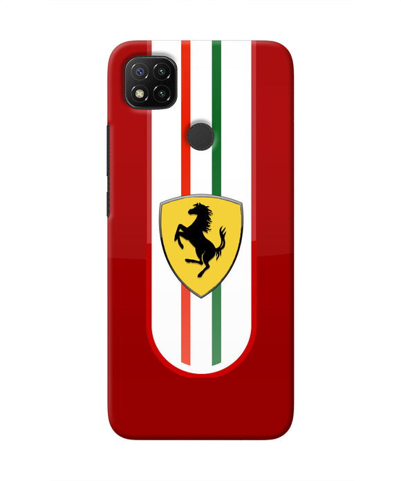 Ferrari Art Redmi 9 Real 4D Back Cover