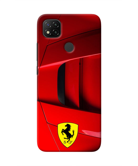 Ferrari Car Redmi 9 Real 4D Back Cover