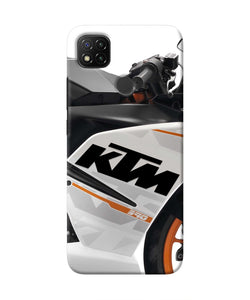 KTM Bike Redmi 9 Real 4D Back Cover