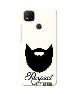 Respect the Beard Redmi 9 Real 4D Back Cover