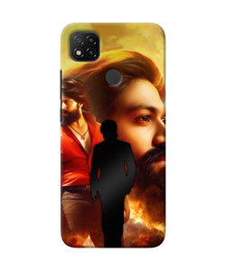 Rocky Bhai Walk Redmi 9 Real 4D Back Cover