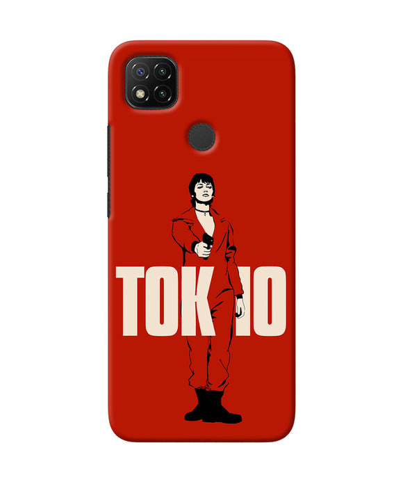 Money Heist Tokyo With Gun Redmi 9 Back Cover