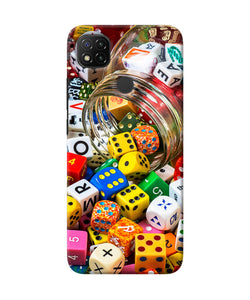 Colorful Dice Redmi 9 Back Cover