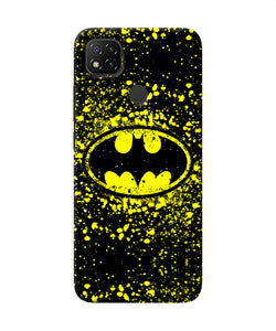 Batman Last Knight Print Yellow Redmi 9 Back Cover