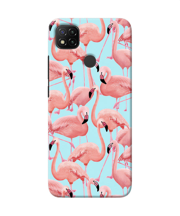 Abstract Sheer Bird Print Redmi 9 Back Cover