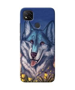 Cute Wolf Redmi 9 Back Cover