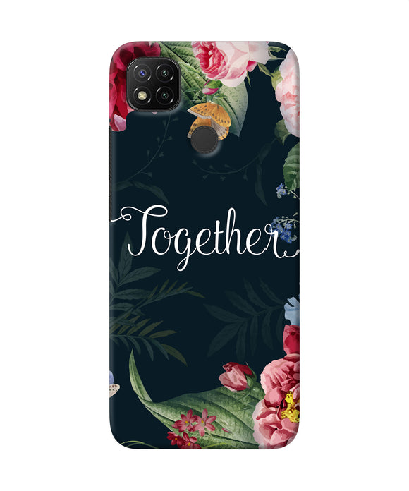 Together Flower Redmi 9 Back Cover