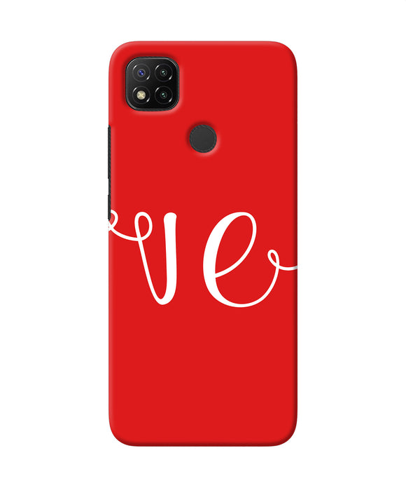 Love Two Redmi 9 Back Cover