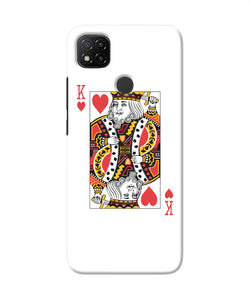 Heart King Card Redmi 9 Back Cover