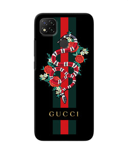 Gucci Poster Redmi 9 Back Cover