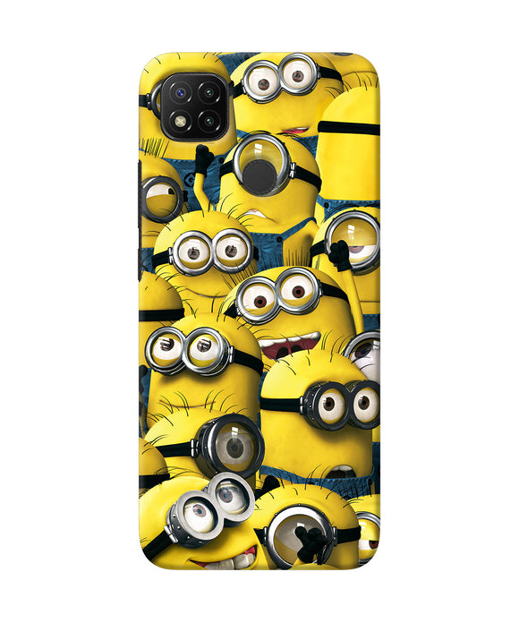 Minions Crowd Redmi 9 Back Cover