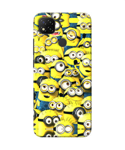 Minions Mini Crowd Redmi 9 Back Cover