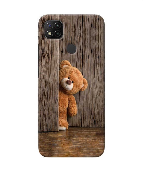 Teddy Wooden Redmi 9 Back Cover
