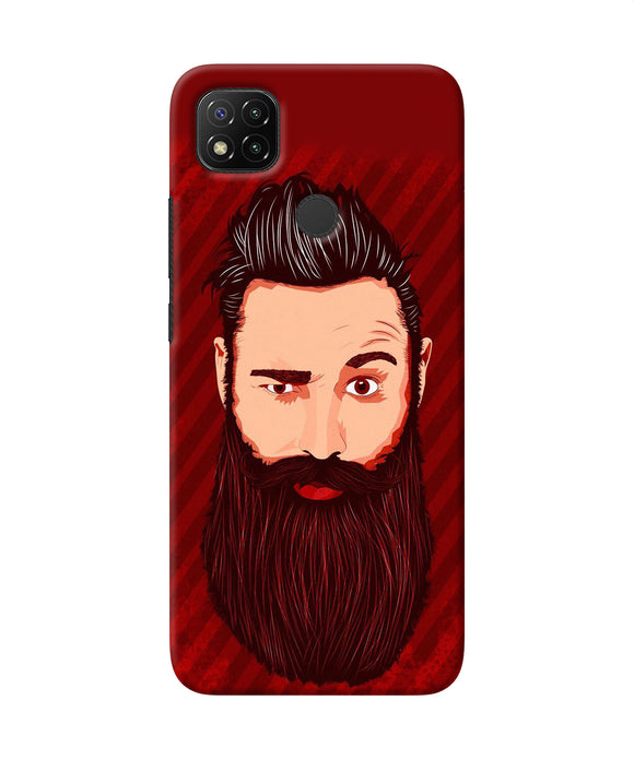 Beardo Character Redmi 9 Back Cover